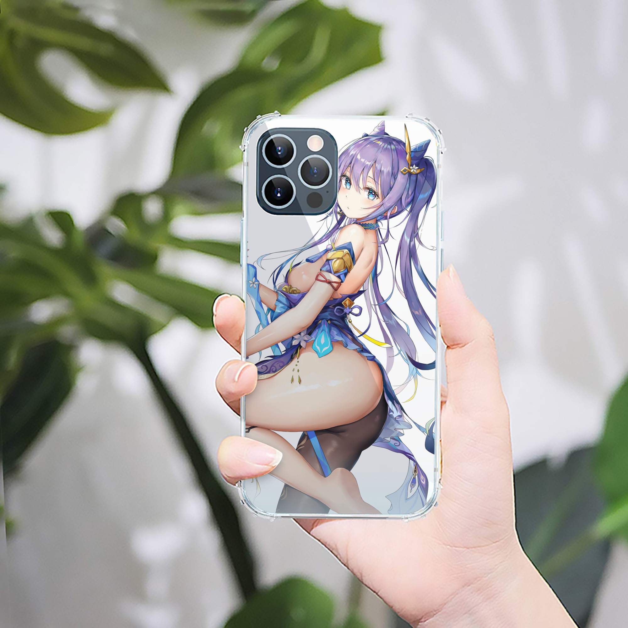 げんし神 genshin 【iPhone 12シリーズ対応】透明スマホケース（クリアソフトケース）